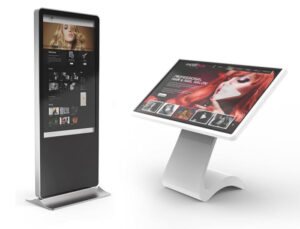 Kiosk-and-touch-stand